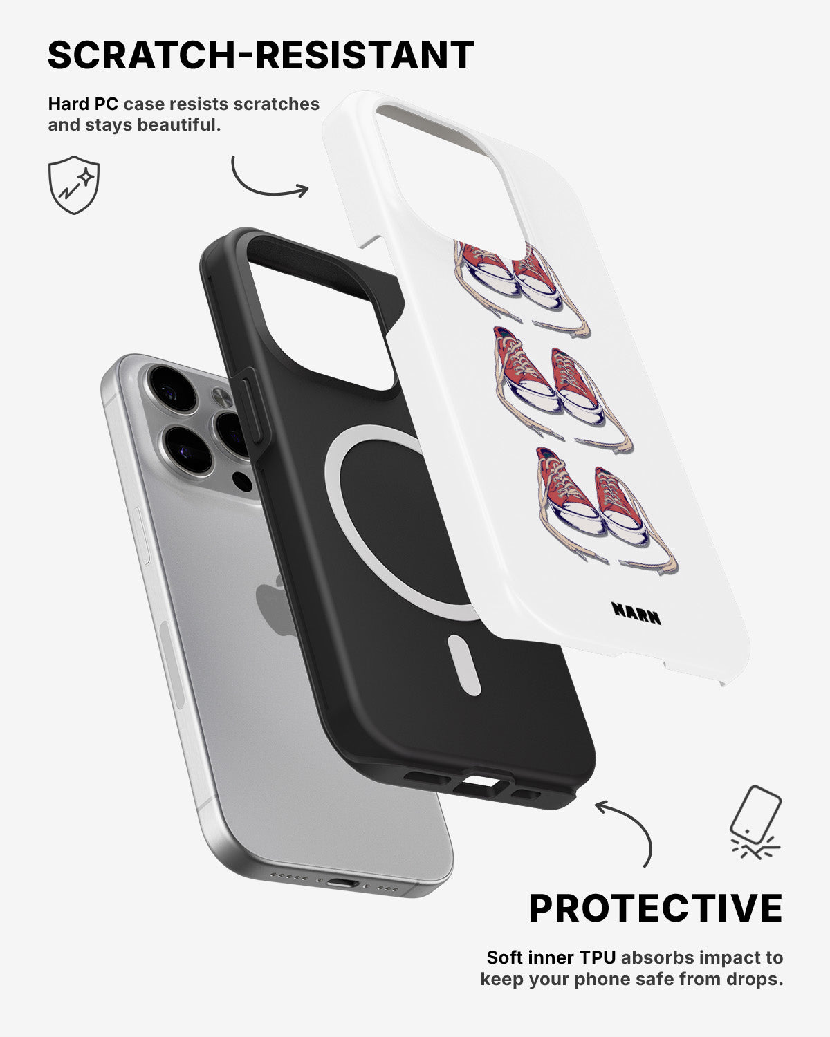 iPhone 13 Pro Tough Case – Shoes - View 2