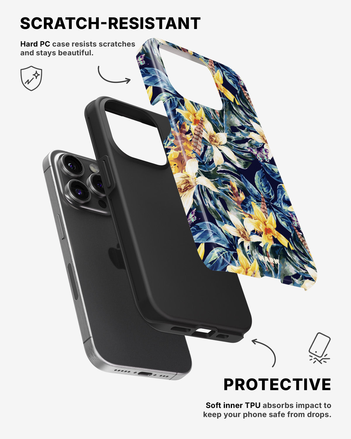 iPhone 13 Pro Tough Case – Lily - View 2
