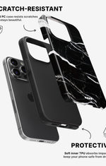 iPhone 13 Pro Tough Case – Black Marble - View 2