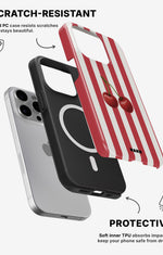 iPhone 13 Pro Tough Case – Cherry Stripes - View 2