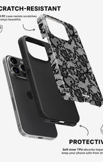 iPhone 13 Pro Tough Case – Midnight Lace - View 2