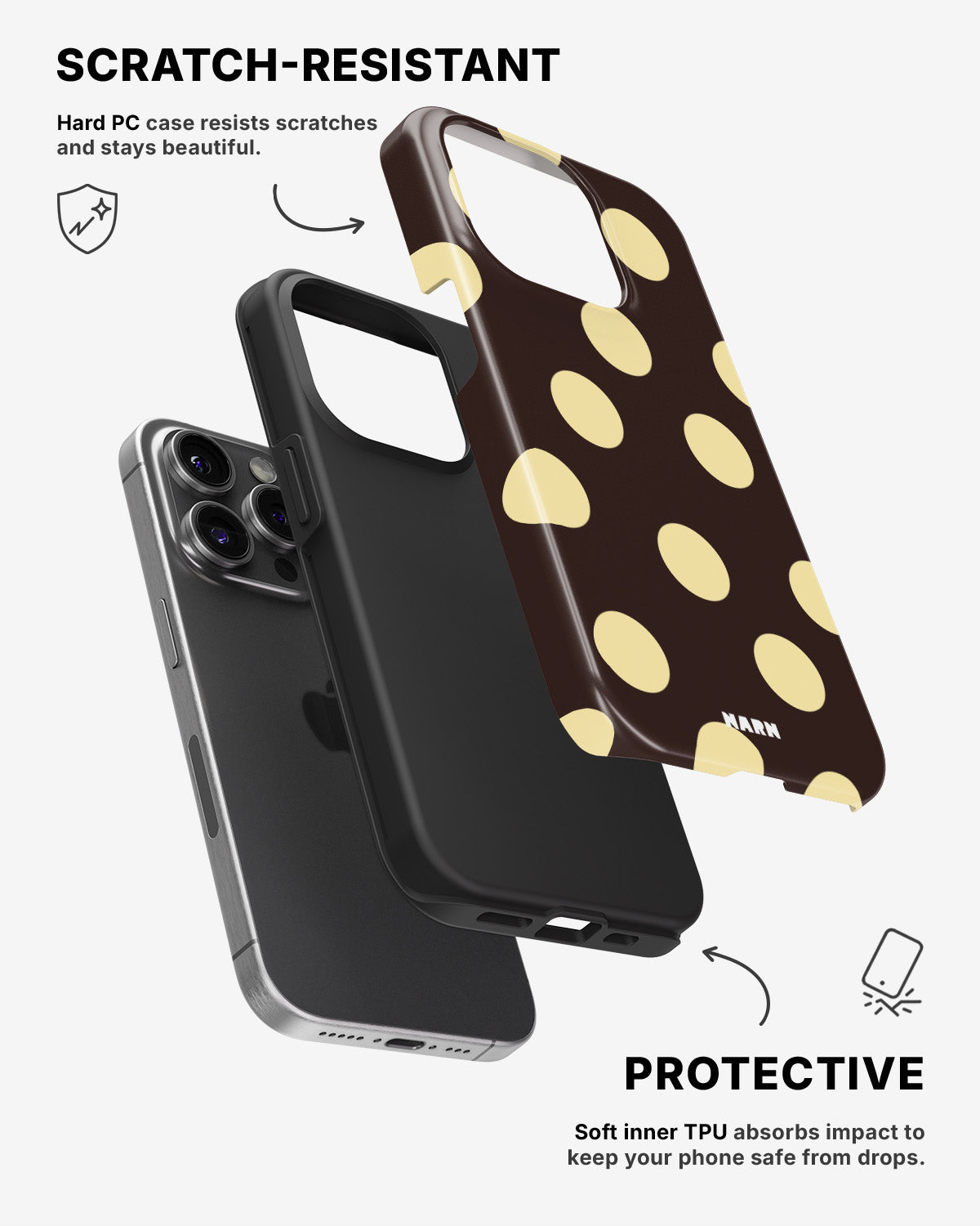 iPhone 13 Pro Tough Case – Mocha Pop - View 2