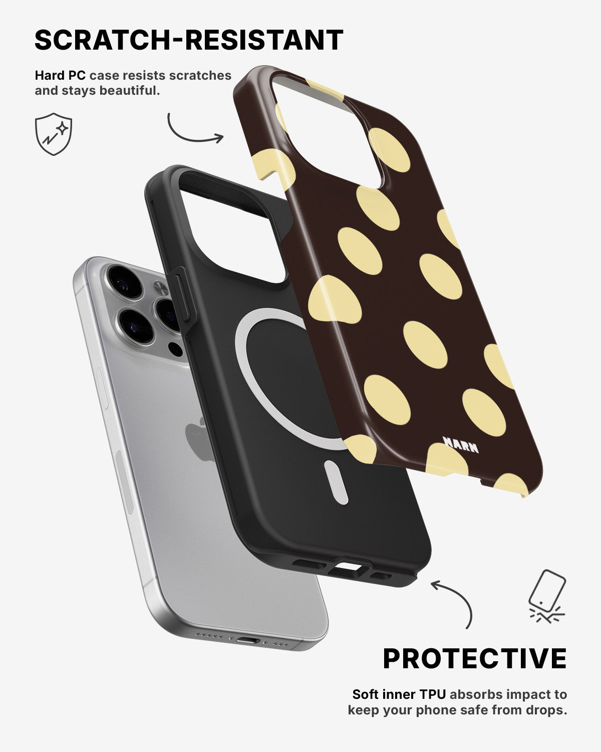 iPhone 13 Pro Tough Case – Mocha Pop - View 2