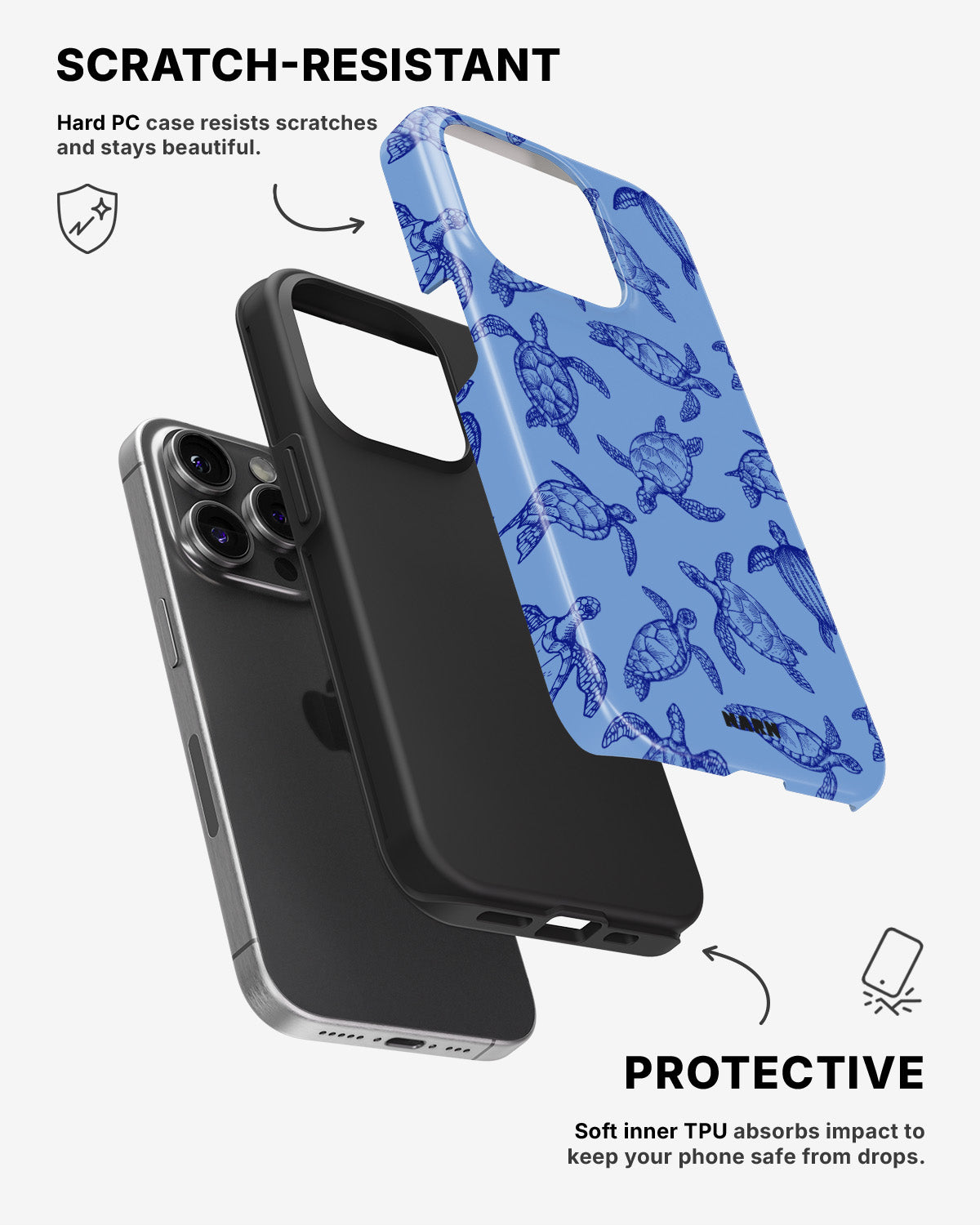 iPhone 13 Pro Tough Case – Turtle Bay - View 2
