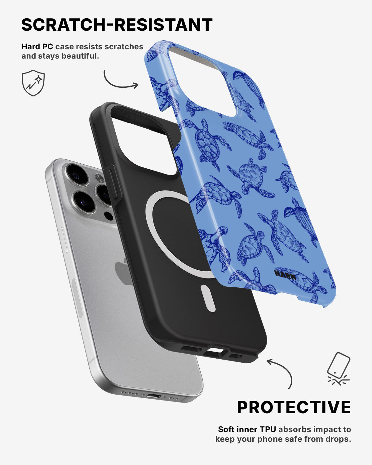 iPhone 13 Pro Tough Case – Turtle Bay - View 2