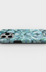 iPhone 13 Pro Tough Case – Green Crystals - View 3