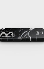 iPhone 13 Pro Tough Case – Custom - Black Marble - View 3