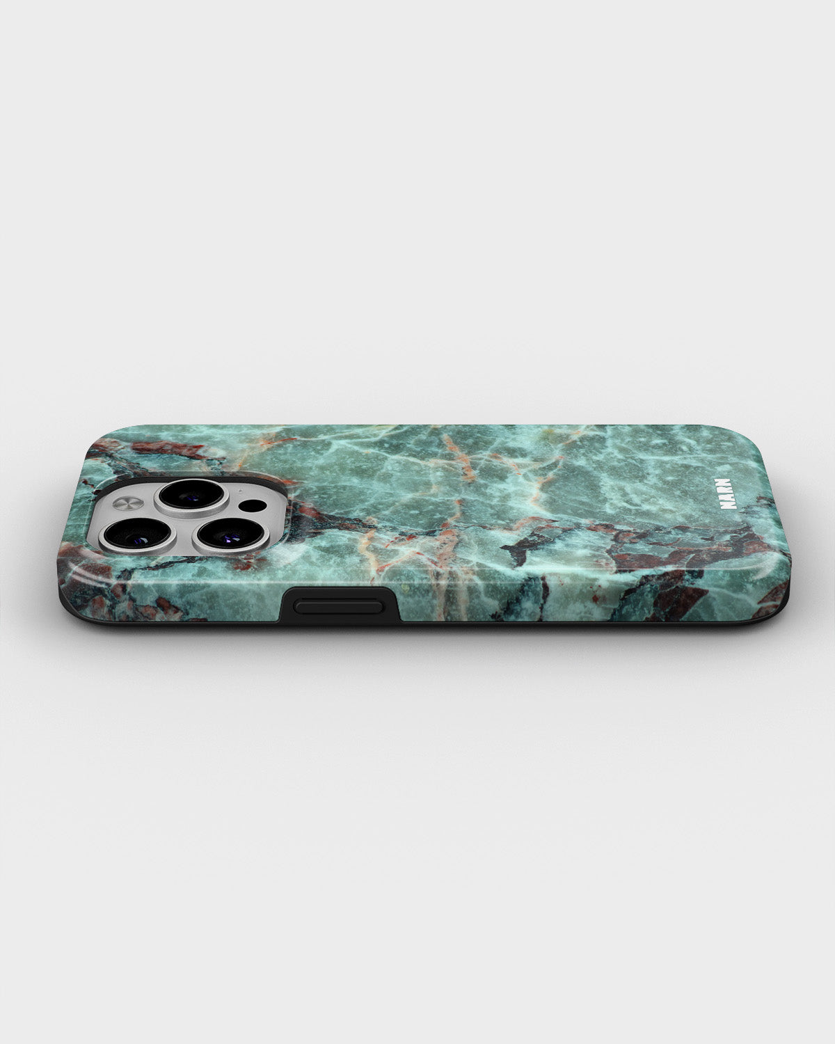 iPhone 13 Pro Tough Case – Green Marble - View 3