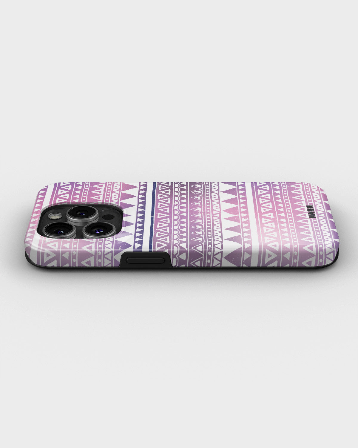 iPhone 13 Pro Tough Case – Purple Aztec - View 3