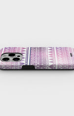 iPhone 13 Pro Tough Case – Purple Aztec - View 3