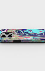 iPhone 13 Pro Tough Case – Abstract Cat - View 3