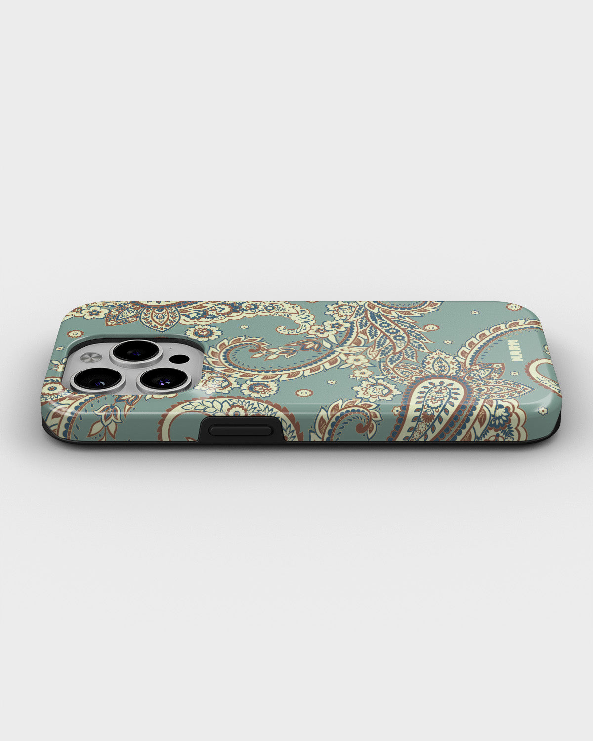 iPhone 13 Pro Tough Case – Paisley Green - View 3