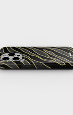 iPhone 13 Pro Tough Case – Golden Zebra - View 3