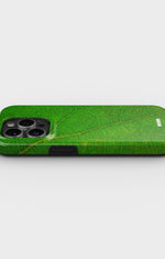 iPhone 13 Pro Tough Case – Green Leafy - View 3