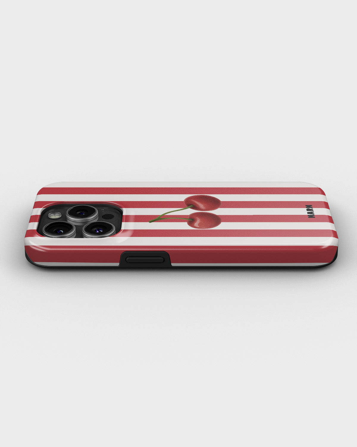 iPhone 13 Pro Tough Case – Cherry Stripes - View 3