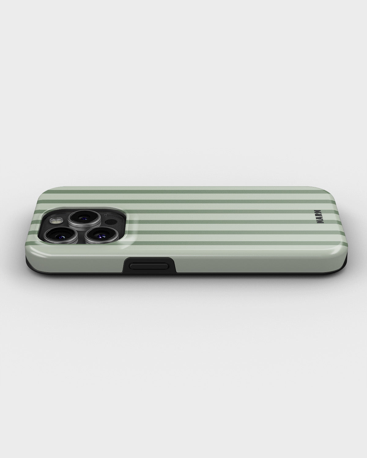 iPhone 13 Pro Tough Case – Sage Stripes - View 3