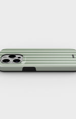 iPhone 13 Pro Tough Case – Sage Stripes - View 3