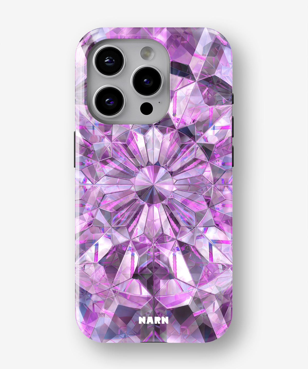 iPhone 15 Pro Tough Case – Lavender Crystals - View 1