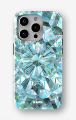 iPhone 15 Pro Tough Case – Green Crystals - View 1