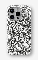 iPhone 15 Pro Tough Case – Japanese Pattern - View 1