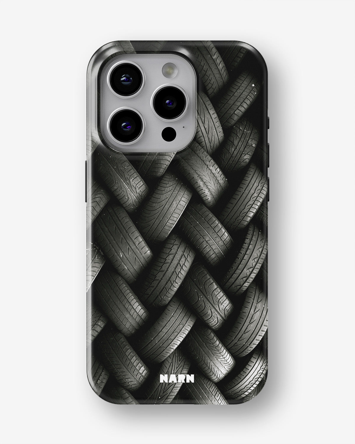 iPhone 15 Pro Tough Case – Tires Wall - View 1