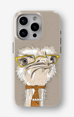 iPhone 15 Pro Tough Case – Hipster Ostrich - View 1