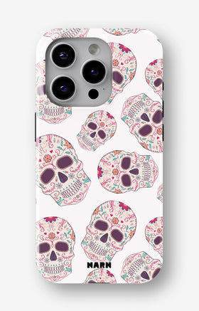 iPhone 15 Pro Tough Case – Calavera Skulls - View 1