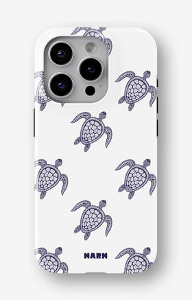 iPhone 15 Pro Tough Case – Blue Turtles - View 1