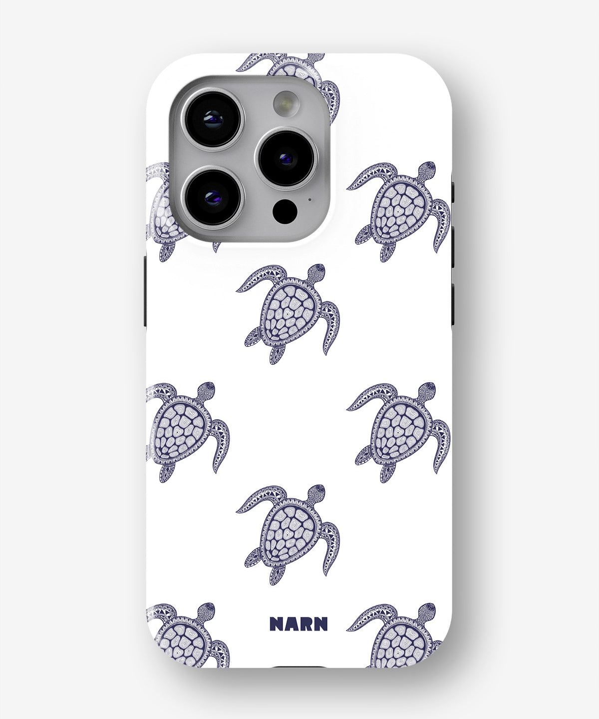 iPhone 15 Pro Tough Case – Blue Turtles - View 1