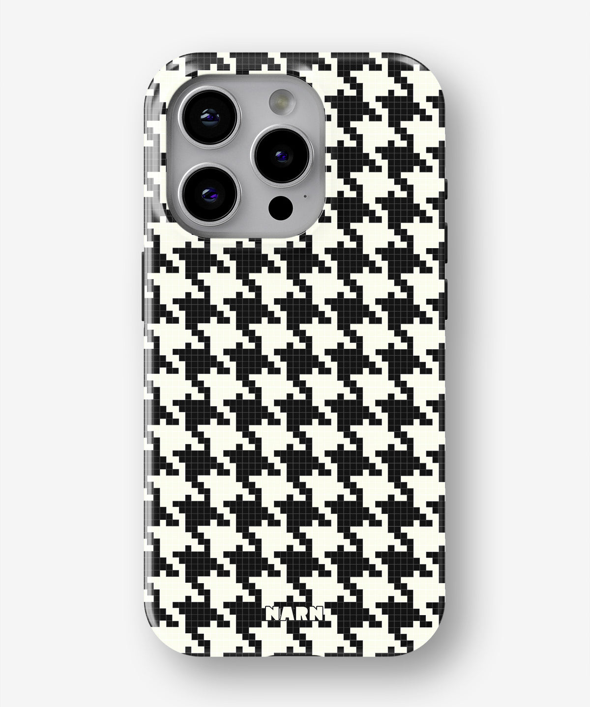 iPhone 15 Pro Tough Case – Houndstooth - View 1