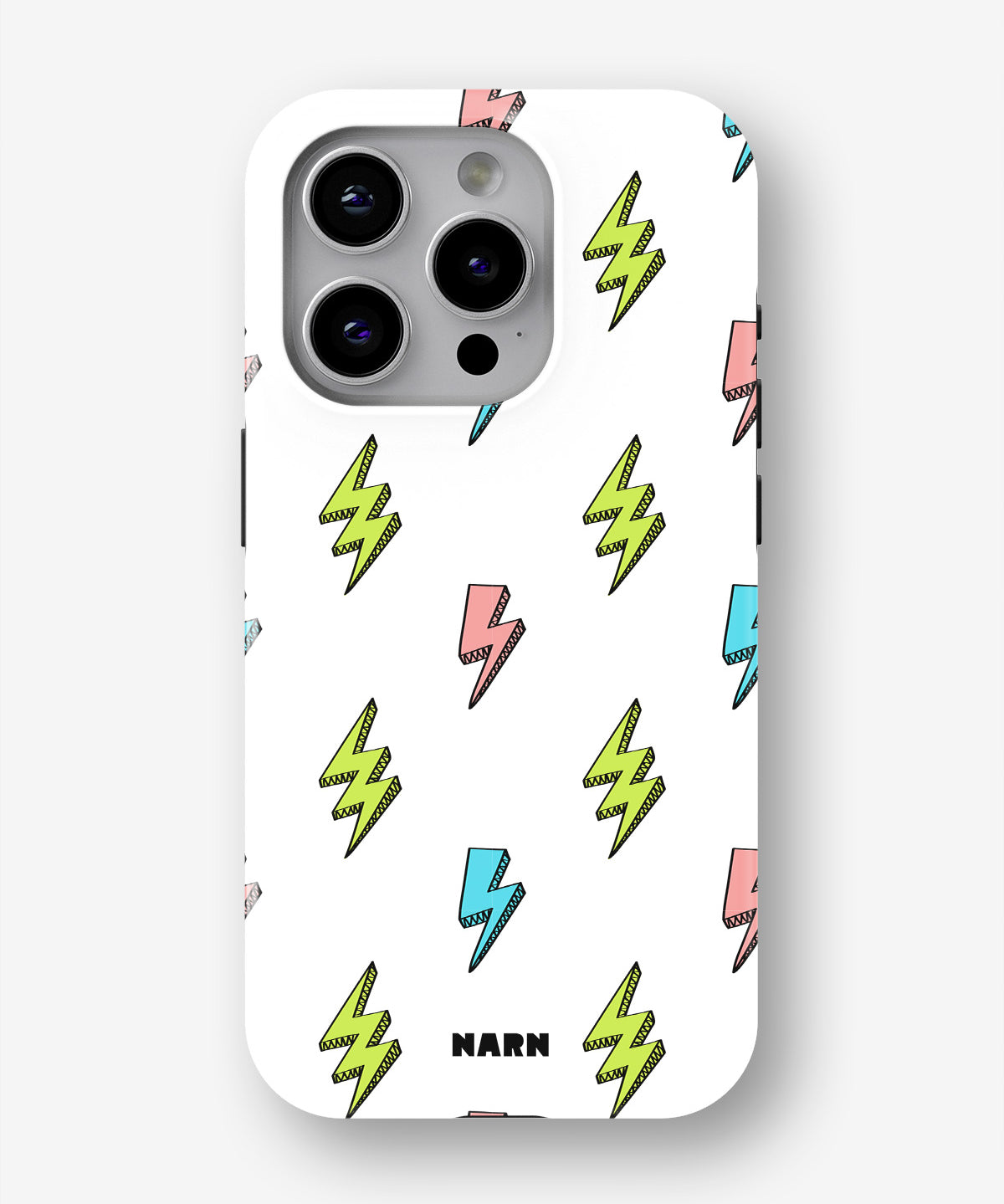 iPhone 15 Pro Tough Case – Lightning Bolts - View 1