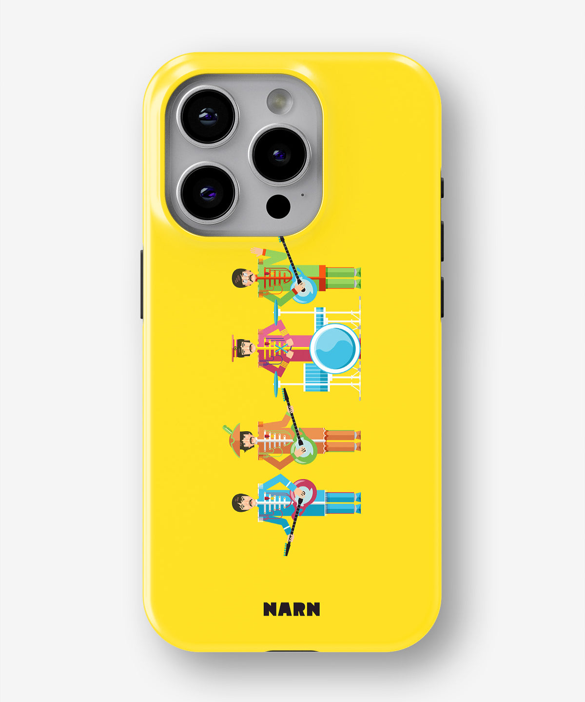 iPhone 15 Pro Tough Case – Beatles Yellow - View 1
