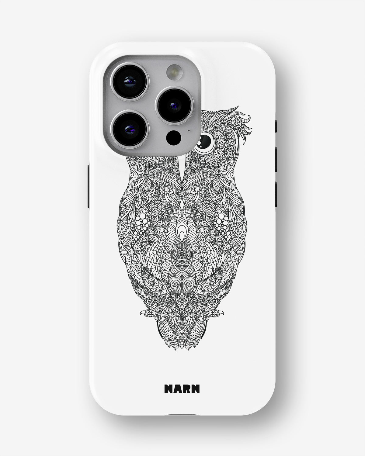 iPhone 15 Pro Tough Case – Owl - View 1