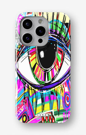 iPhone 15 Pro Tough Case – Abstract Eye - View 1