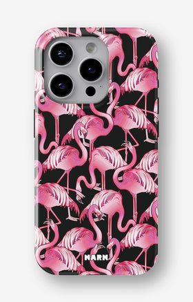 iPhone 15 Pro Tough Case – Flamingos - View 1