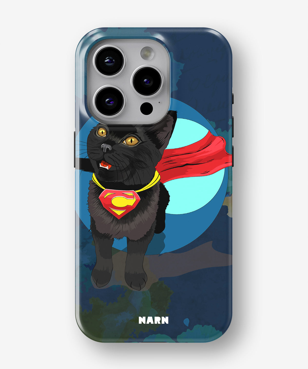 iPhone 15 Pro Tough Case – Super Cat - View 1