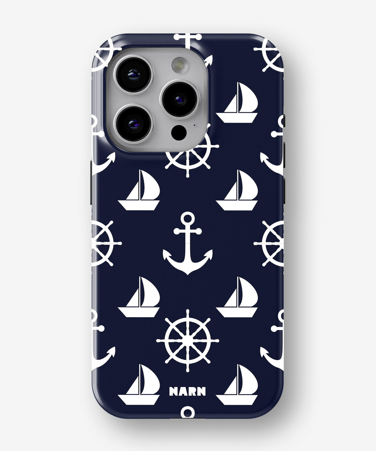 iPhone 15 Pro Tough Case – Deep Blue Voyage - View 1