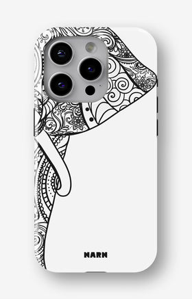 iPhone 15 Pro Tough Case – Mandala Elephant - View 1