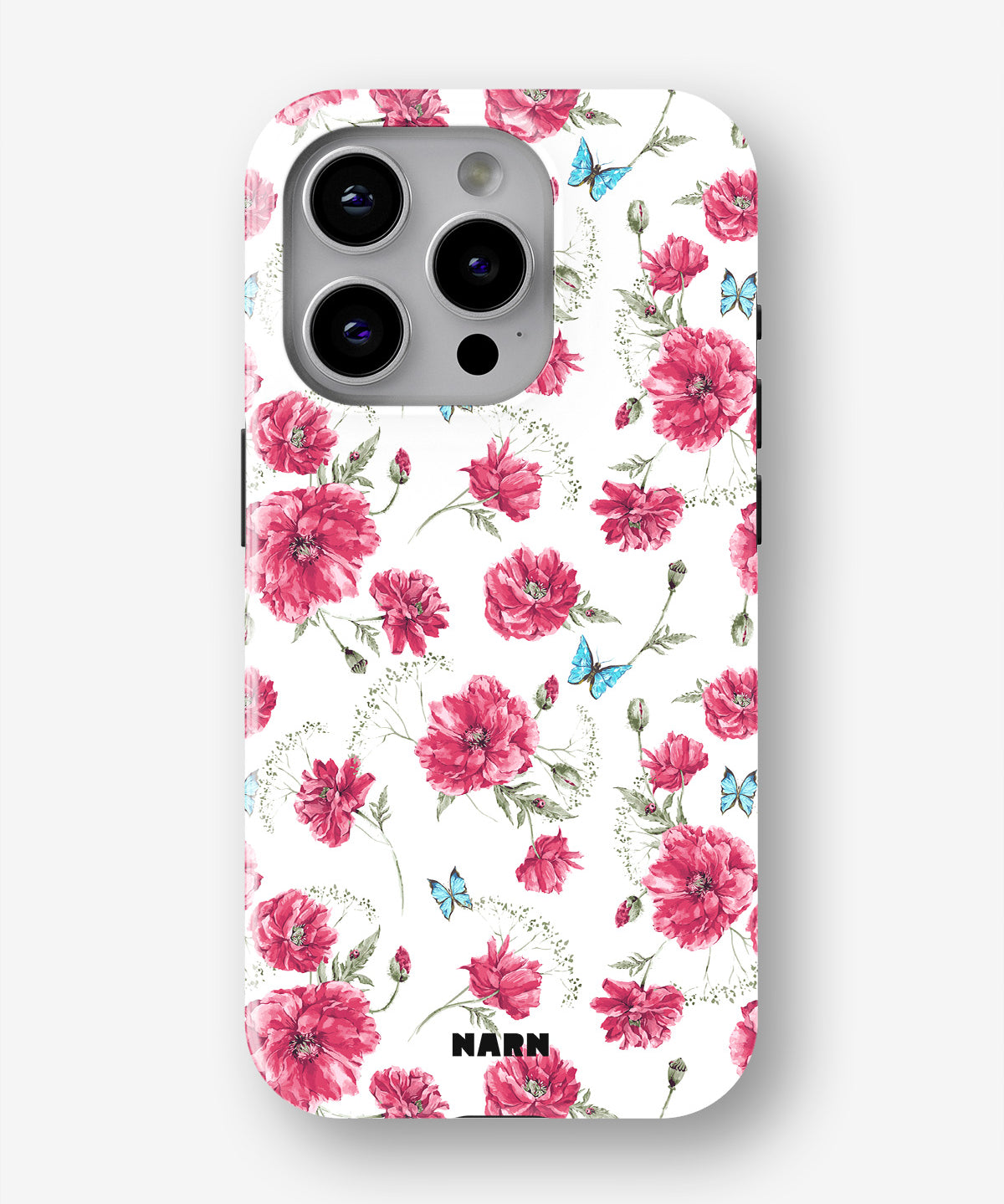 iPhone 15 Pro Tough Case – Poppies in Bloom - View 1