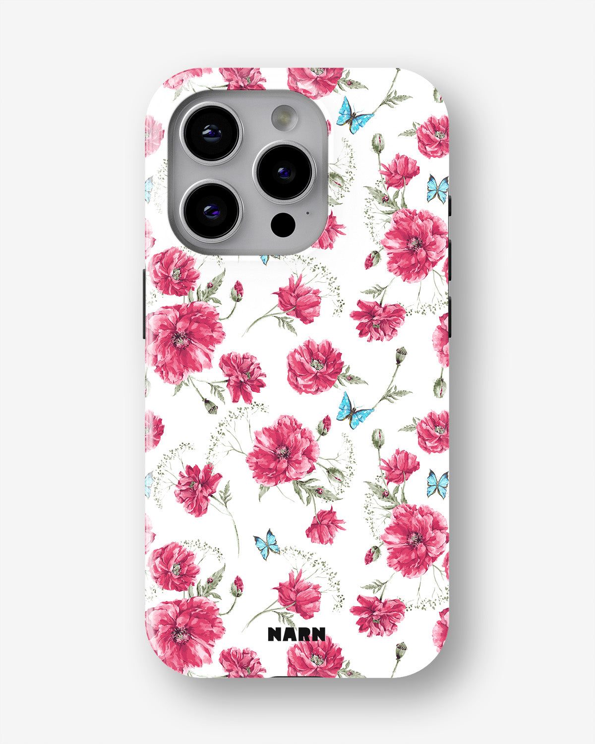 iPhone 15 Pro Tough Case – Poppies in Bloom - View 1