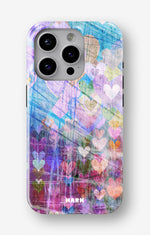 iPhone 15 Pro Tough Case – Purple Hearts - View 1