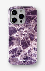 iPhone 15 Pro Tough Case – Purple Marble - View 1