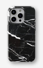 iPhone 15 Pro Tough Case – Black Marble - View 1