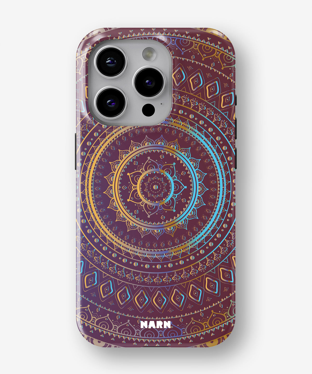 iPhone 15 Pro Tough Case – Royal Mandala - View 1