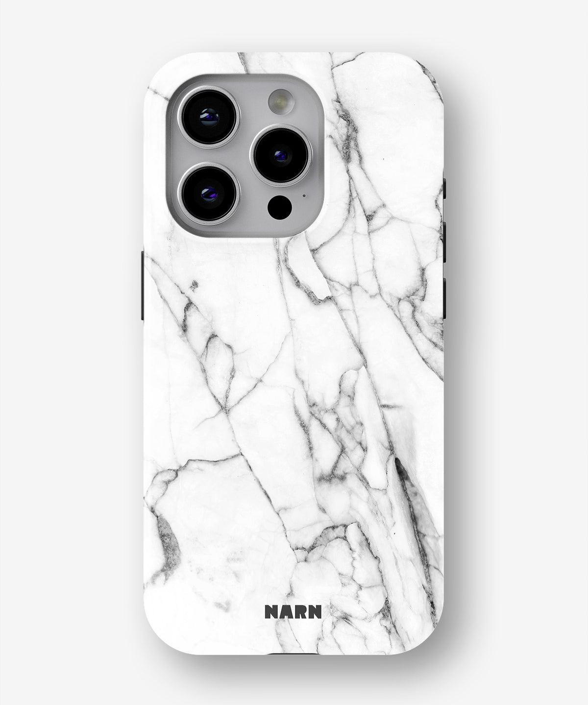 iPhone 15 Pro Tough Case – Milky Marble - View 1