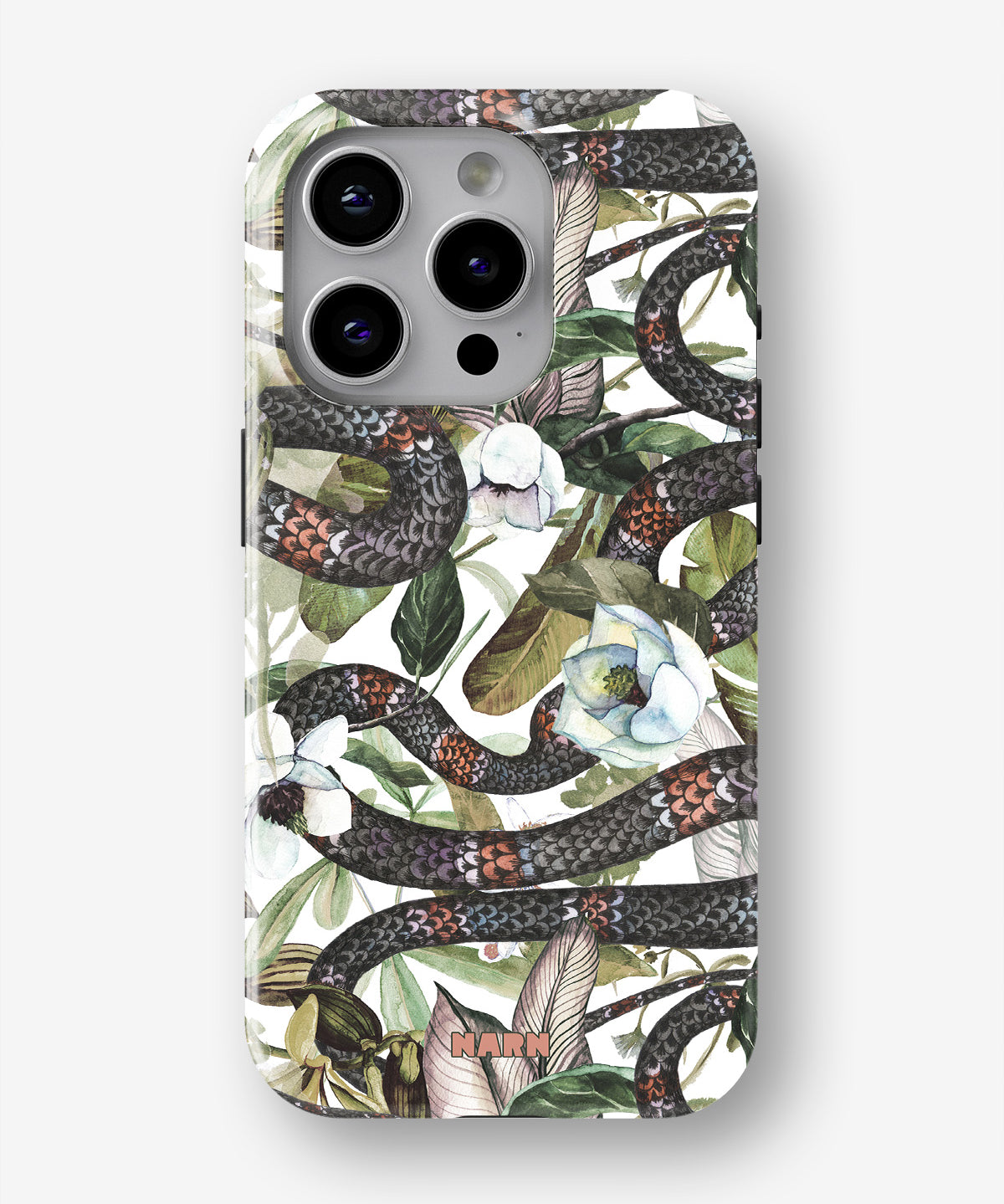iPhone 15 Pro Tough Case – Jungle Snake - View 1