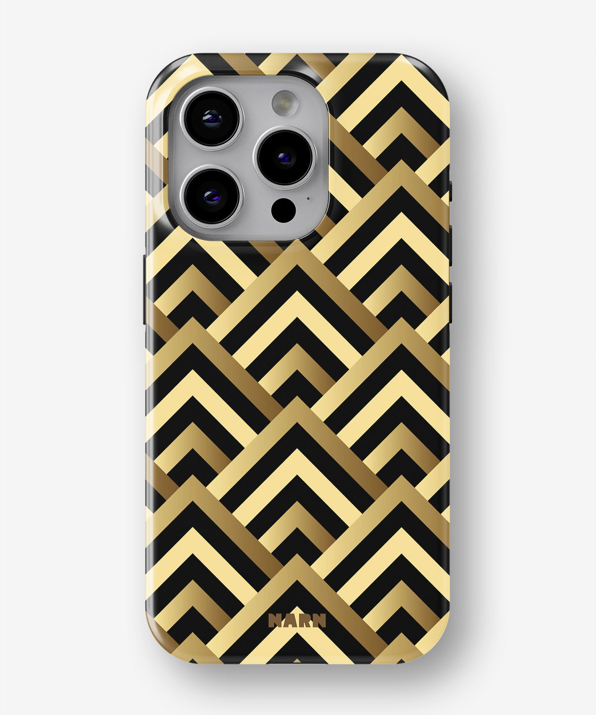 iPhone 15 Pro Tough Case – Goldline - View 1