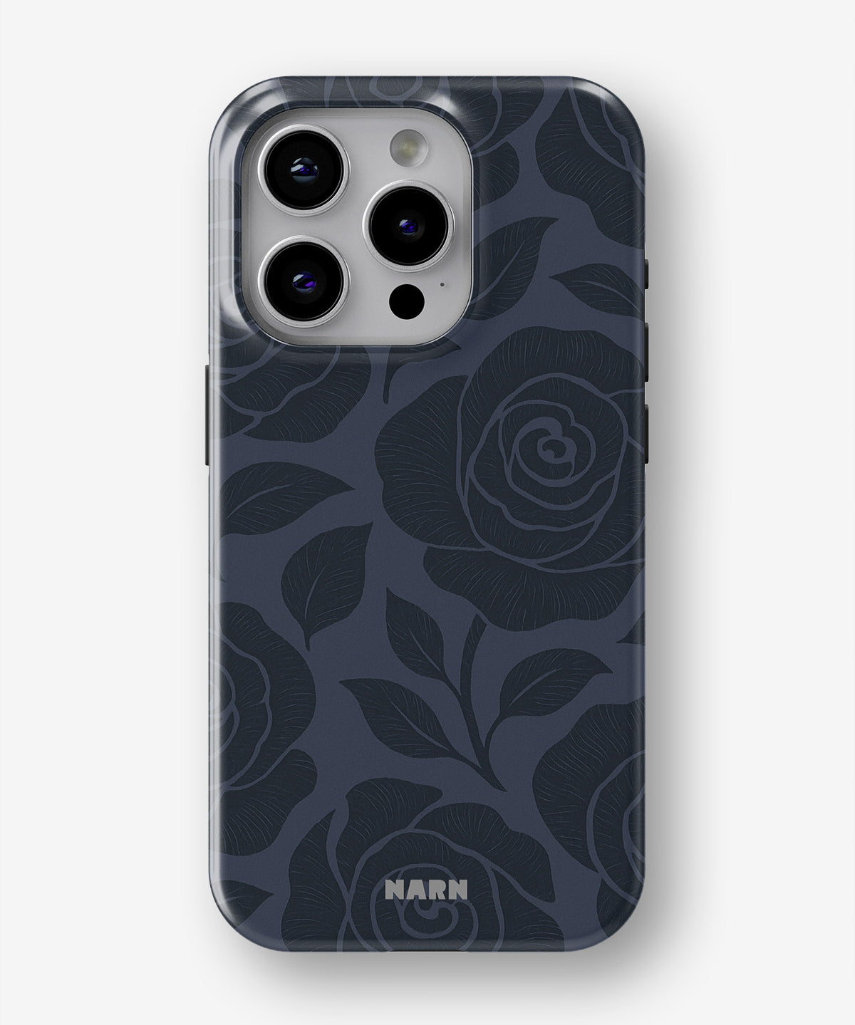 iPhone 15 Pro Tough Case – Midnight Rose - View 1