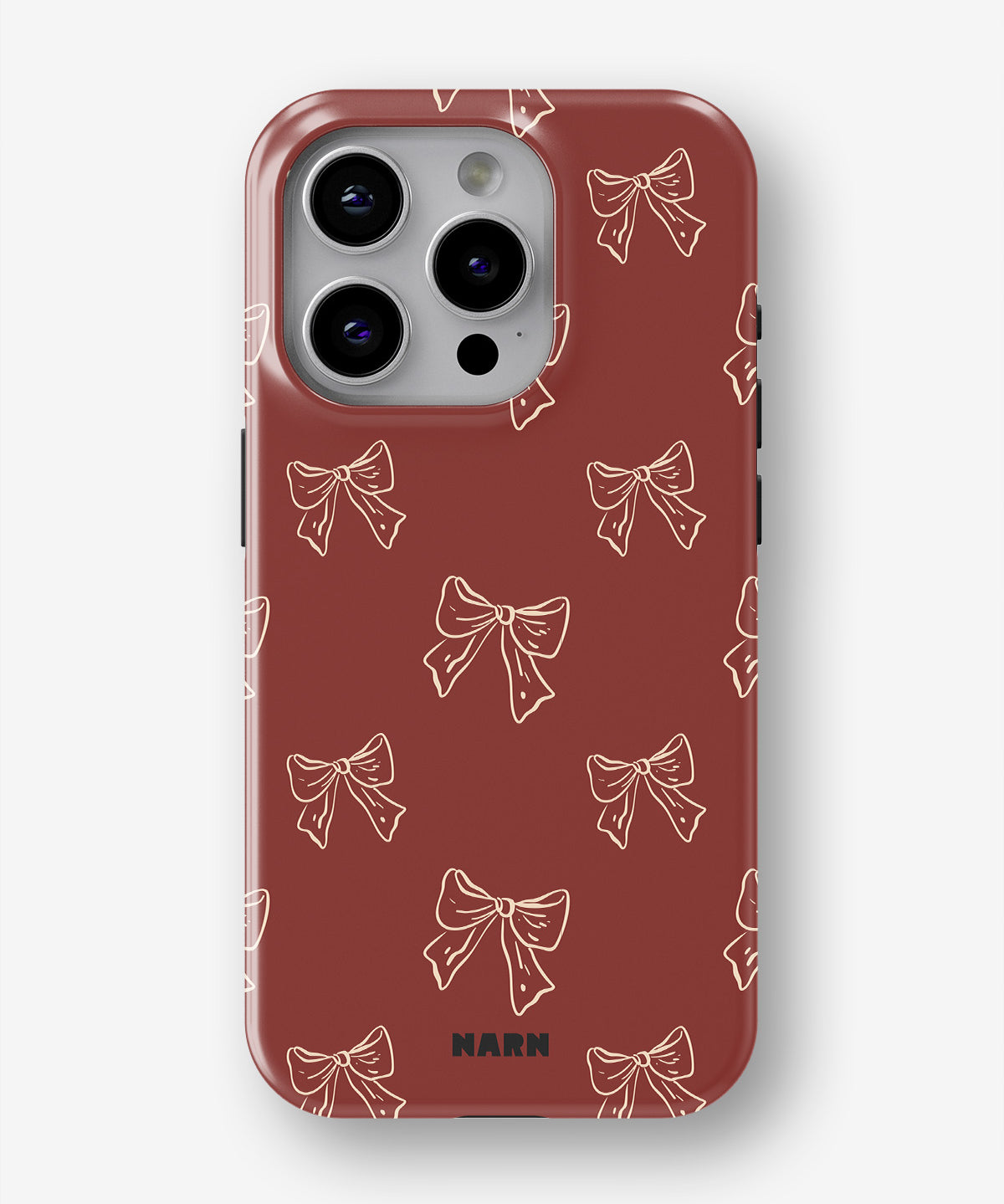 iPhone 15 Pro Tough Case – Cherry Bows - View 1
