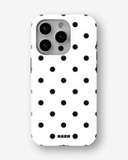 iPhone 15 Pro Tough Case – Mono Dots - View 1